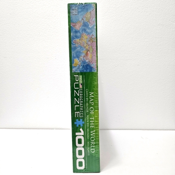 Eurographics Puzzles Map of the World 1000-Piece Jigsaw Puzzle - Picture 5 of 12